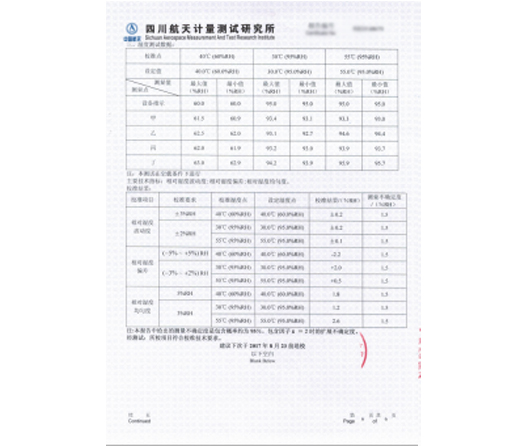 产品检测报告
